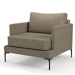 Мебельная ткань Шенилл коричневый цвет 138 см T4-28 варинант исполнения - 7 | Loft Concept в Екатеринбурге