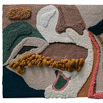 Тканый вручную текстильный гобелен Orchid варинант исполнения - 3 | Loft Concept в Екатеринбурге