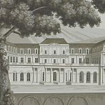 Обои ручная роспись Monuments of Paris Eau Forte on scenic paper варинант исполнения - 3 | Loft Concept в Екатеринбурге