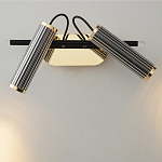 Бра с двумя цилиндрическими плафонами на магнитном креплении Bronze Concert варинант исполнения - 2 | Loft Concept в Екатеринбурге