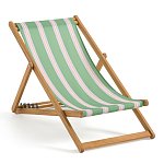 Шезлонг из акации и ткани Argentina варинант исполнения - 1 | Loft Concept в Екатеринбурге