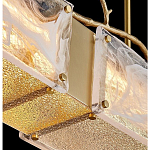 Люстра прямоугольная из фактурного стекла Chandelier Beam варинант исполнения - 1 | Loft Concept в Екатеринбурге