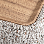 Столик прикроватный мягкий Soft Table from Chenille варинант исполнения - 4 | Loft Concept в Екатеринбурге