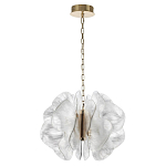 Люстра с крупными рельефным декором в виде лепестков 60 см Ethereal Bloom варинант исполнения - 2 | Loft Concept в Екатеринбурге