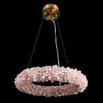 Люстра кольцевая с частичками натурального горного хрусталя Crystal Shimmer варинант исполнения - 3 | Loft Concept в Екатеринбурге
