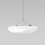 Подвесной светильник с белым тканевым плафоном в форме облака Crystal Cloud Junction варинант исполнения - 6 | Loft Concept в Екатеринбурге