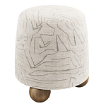 Пуф Wakonda ножки с деревянными шариками  варинант исполнения - 2 | Loft Concept в Екатеринбурге