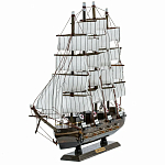 Декоративная модель деревянного тёмно-коричневого парусника в подарочной упаковке With The low варинант исполнения - 3 | Loft Concept в Екатеринбурге