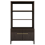 Стеллаж Primo с ящиками Темный орех варинант исполнения - 8 | Loft Concept в Екатеринбурге