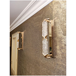 Бра прямоугольное с текстурным природным рисунком IceFlame варинант исполнения - 6 | Loft Concept в Екатеринбурге