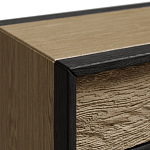 Комод 4 ящика с подсветкой на рельефном фасаде Warm Industrial варинант исполнения - 4 | Loft Concept в Екатеринбурге