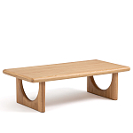 Стол журнальный из массива и шпона дуба Oak Essence Carden варинант исполнения - 1 | Loft Concept в Екатеринбурге