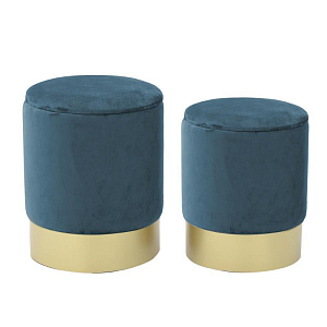 Комплект пуфов Golden Belt Deep Blue