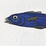 Плитка с узором Рыба пловчиха варинант исполнения - 5 | Loft Concept в Екатеринбурге