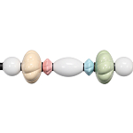 Подвесной светильник линейный с керамическими элементами 24W LED Fragrant Light варинант исполнения - 5 | Loft Concept в Екатеринбурге