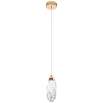 Подвесной светильник Soar Hanging Lamp Gold Transparent Прозрачный варинант исполнения - 2 | Loft Concept в Екатеринбурге
