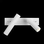 Бра с двумя цилиндрическими повортными спотами белого цвета Trumpet tube варинант исполнения - 7 | Loft Concept в Екатеринбурге