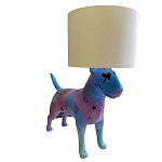 Лампа COLLECTION OF DOGS с абажуром Бультерьер варинант исполнения - 2 | Loft Concept в Екатеринбурге
