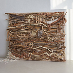 Большая Абстрактное Панно из веток и нитей Dryad Wall Art варинант исполнения - 4 | Loft Concept в Екатеринбурге