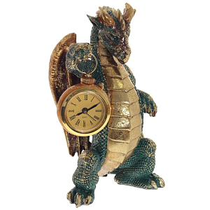 Часы в виде дракона Green Dragon with Clock