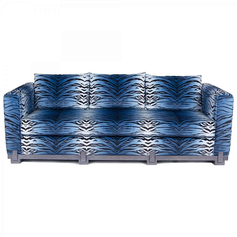 Диван Ida Sofa Blue Tiger Светло-синий в Екатеринбурге | Loft Concept 