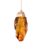 Подвесной светильник Soar Hanging Lamp Brass Amber Янтарный варинант исполнения - 1 | Loft Concept в Екатеринбурге