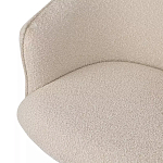 Кресло офисное полукруглое с буклированной обивкой Adjustable Chair варинант исполнения - 3 | Loft Concept в Екатеринбурге