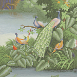 Обои ручная роспись Le Brésil Eden варинант исполнения - 1 | Loft Concept в Екатеринбурге