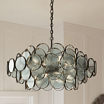 Люстра с каскадом из круглых стеклянных дисков Small Round Sequins варинант исполнения - 5 | Loft Concept в Екатеринбурге