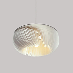 Подвесной светильник с белыми изящными декоративными лепестками Volumetric Petal Lamp варинант исполнения - 2 | Loft Concept в Екатеринбурге