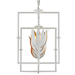 Люстра белая прямоугольная с абажурами в виде цветков тюльпана White Tulips варинант исполнения - 4 | Loft Concept в Екатеринбурге