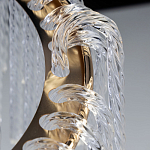 Люстра с подвесными рифлеными стеклянными трубками Nembus варинант исполнения - 20 | Loft Concept в Екатеринбурге