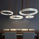 Люстра в форме обруча из натурального камня Minerals of Light варинант исполнения - 7 | Loft Concept в Екатеринбурге