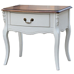 Прикроватная тумба в стиле прованс с ящиком Borde Montmartre Provence Bedside Table варинант исполнения - 1 | Loft Concept в Екатеринбурге