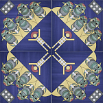 Плитка дизайнерская с узором Мангалоры варинант исполнения - 2 | Loft Concept в Екатеринбурге