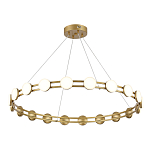 Люстра кольцевая с круглыми светодиодными источниками света Maxine Light варинант исполнения - 9 | Loft Concept в Екатеринбурге