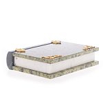 Шкатулка в виде книги из натурального камня змеевик Stone Casket варинант исполнения - 4 | Loft Concept в Екатеринбурге