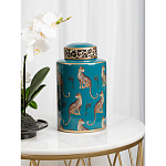 Ваза фарфоровая с крышкой Leopard Ccollection варинант исполнения - 3 | Loft Concept в Екатеринбурге