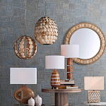 Люстра в форме шара с декором из круглых декоративных элементов Texture Discs варинант исполнения - 4 | Loft Concept в Екатеринбурге