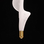 Люстра с белым скрученным плафоном Golden Swirl варинант исполнения - 8 | Loft Concept в Екатеринбурге