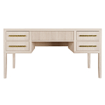 Большой Рабочий стол Primo с 5 выдвижными ящиками Светлый дуб варинант исполнения - 7 | Loft Concept в Екатеринбурге