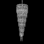 Люстра многоярусная каскадная с хрустальными подвесками Roul Crystal Light варинант исполнения - 3 | Loft Concept в Екатеринбурге