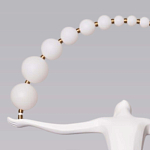 Торшер черно-белая статуэтка Девушка Girl Carries Light Balls варинант исполнения - 3 | Loft Concept в Екатеринбурге