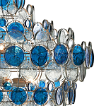 Люстра с каскадом из круглых декоративных элементов Harmony of Light варинант исполнения - 1 | Loft Concept в Екатеринбурге