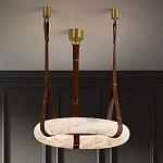 Люстра в форме обруча из натурального камня Minerals of Light варинант исполнения - 6 | Loft Concept в Екатеринбурге