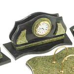 Настольный письменный набор из змеевика из 7-ми элементов Successful Leader варинант исполнения - 6 | Loft Concept в Екатеринбурге