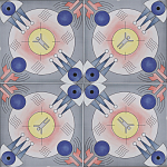 Плитка дизайнерская с узором Элемент варинант исполнения - 3 | Loft Concept в Екатеринбурге