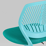 Яркий компьютерный стул Tropica Turquoise варинант исполнения - 6 | Loft Concept в Екатеринбурге