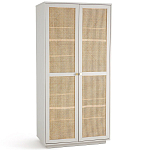 Шкаф с двумя дверцами из плетеного ротанга Tomio Wicker Furniture варинант исполнения - 2 | Loft Concept в Екатеринбурге