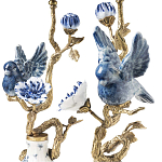 Подсвечник Candleholder Birds Atlanta Set 2 Pcs варинант исполнения - 3 | Loft Concept в Екатеринбурге